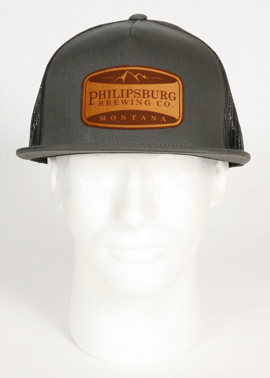 Suede Flexfit Patch Brewing Philipsburg Trucker with Company