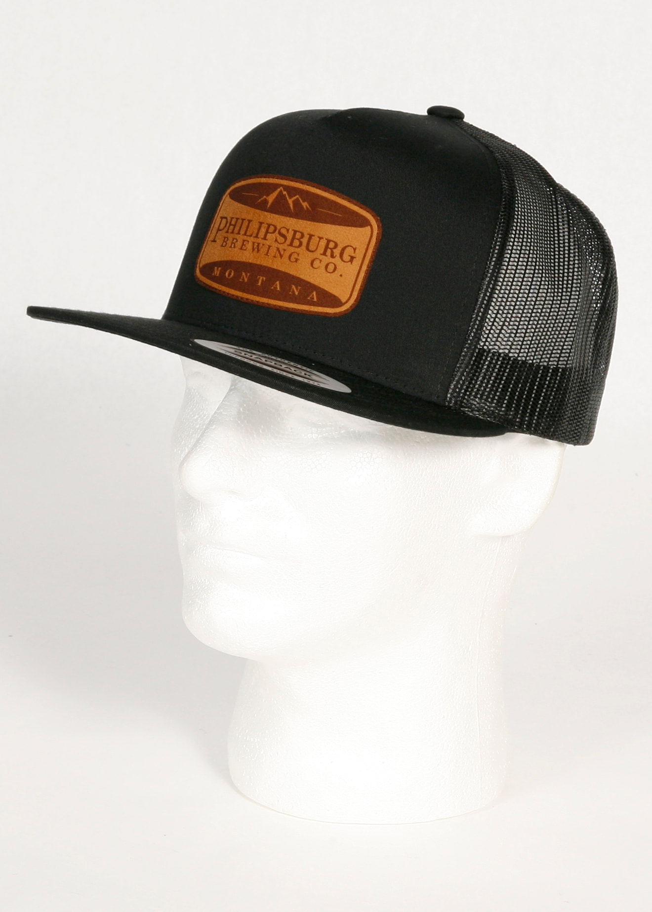 Philipsburg Brewing Company Flexfit Trucker with Suede Patch